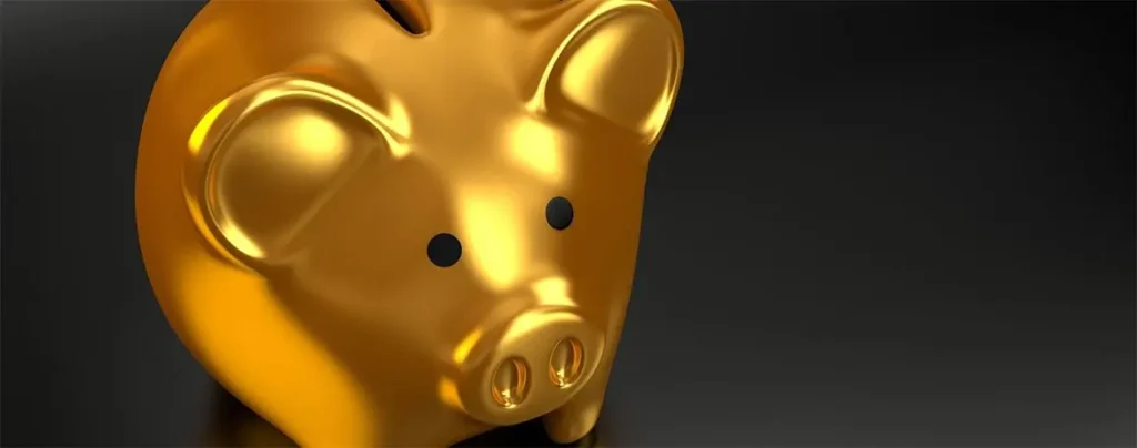 Sparschwein als Symbol für die Kosten eines Feuerwehrplans
